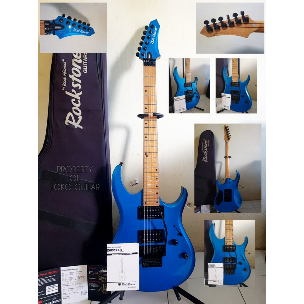 GITAR RICK HANES SRHEDGUY FULSET - FULL ORIGINAL
