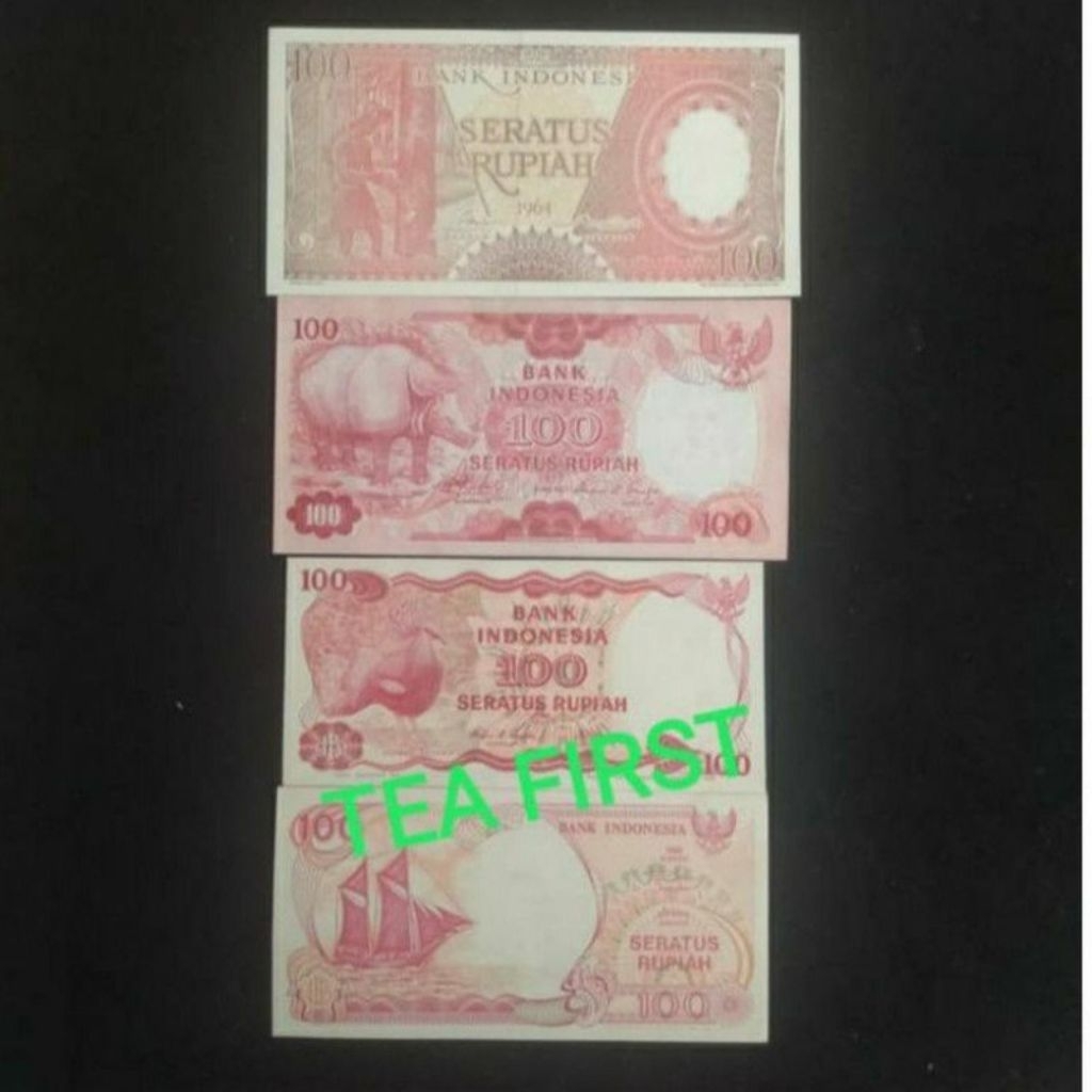 UANG SET INDONESIA BEDA GENERASI Rp 100 ORIGINAL