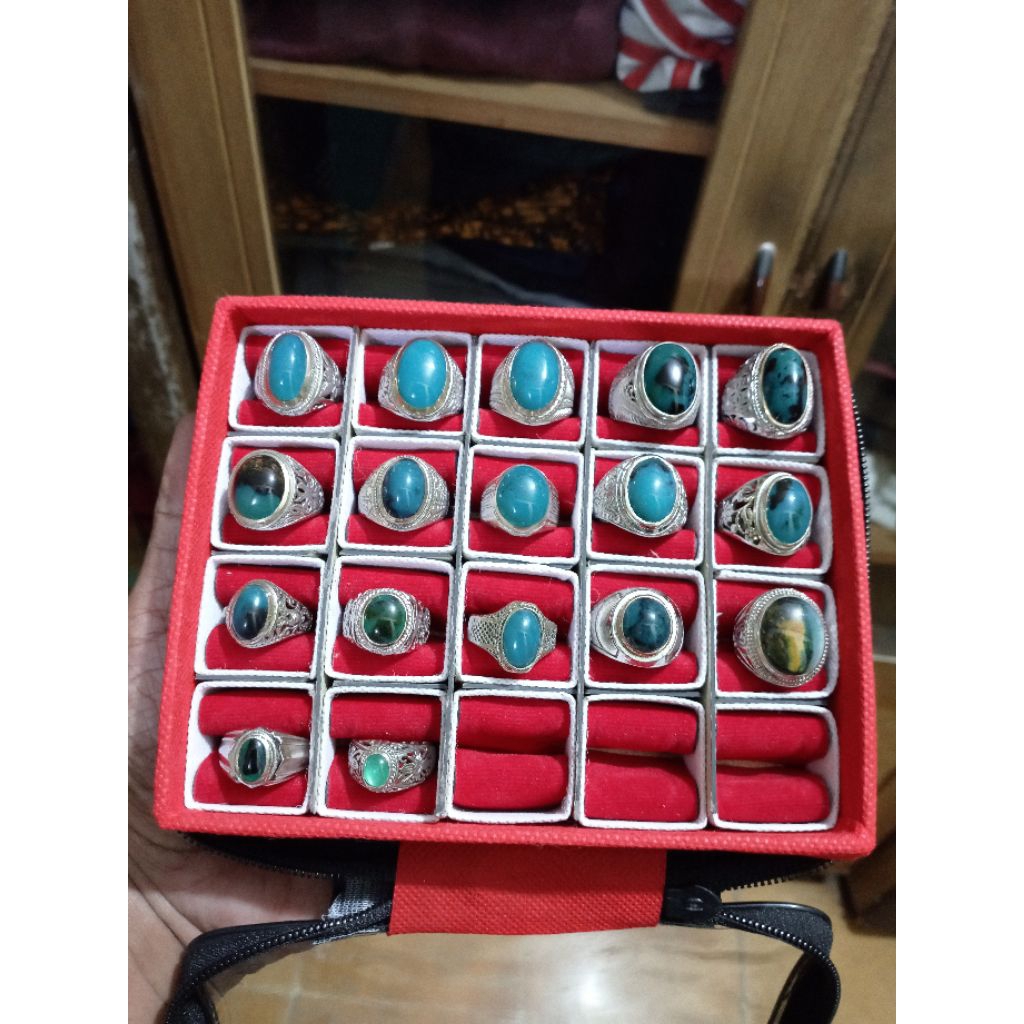 Cincin batu bacan borongan