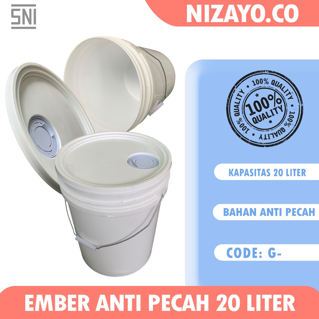 Ember Plastik 20 Liter Murah Second Berkualitas