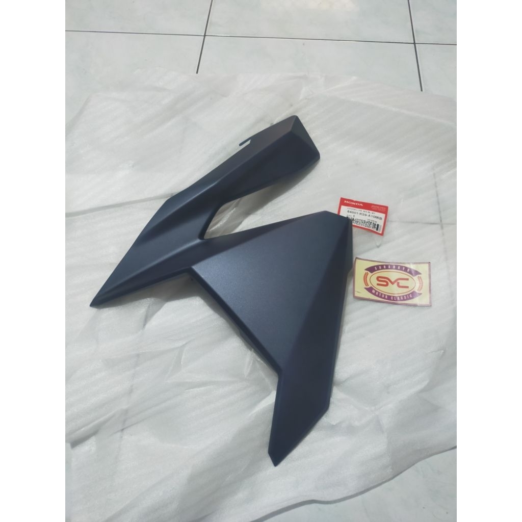 64601-K59-A10MIB cover sayap depan kiri Vario 125/150 LED biru dof ORI AHM