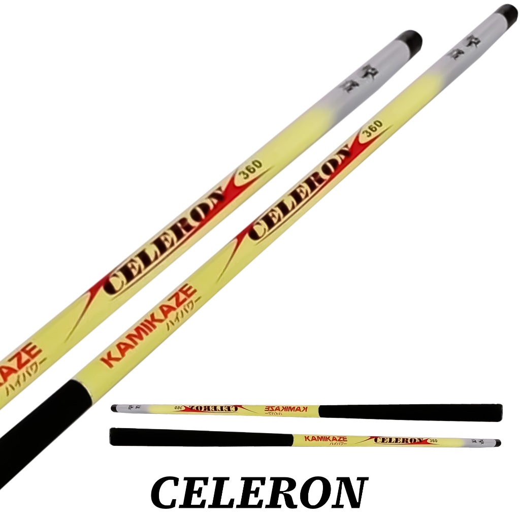 Kamikaze Joran Tegek Celeron 240cm - 720cm Carbon Joran Tegek Ruas pendek