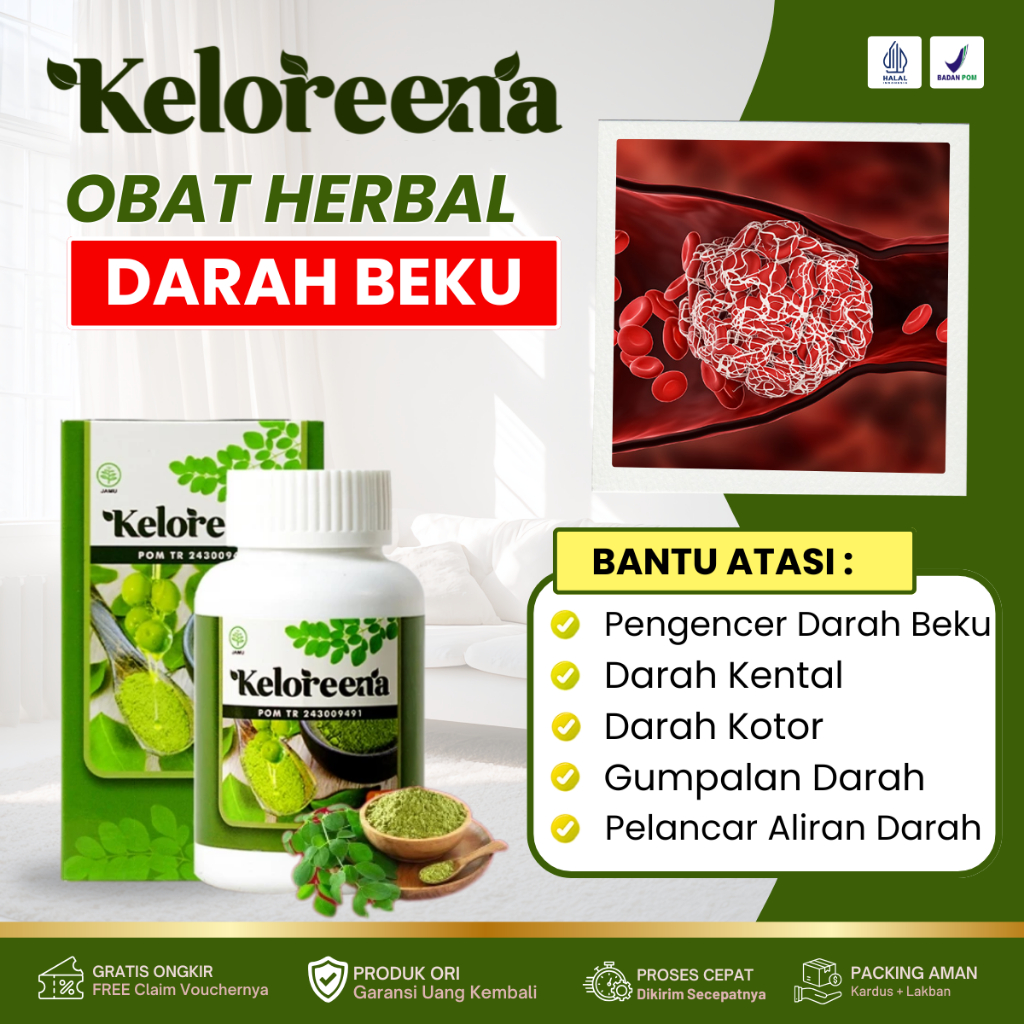 Obat Pengencer Darah Beku, Darah Kental, Darah Kotor, Pembersih Pembuluh Darah, Gumpalan Darah, Dara