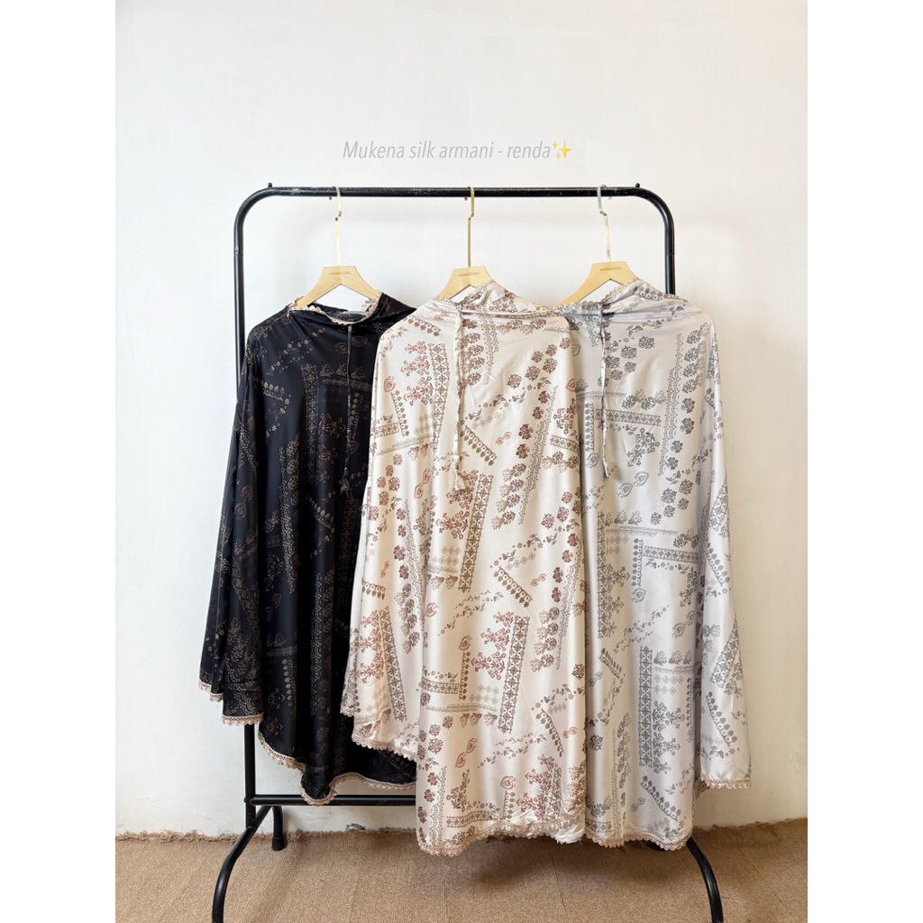 Mukena Armani Silk - Renda