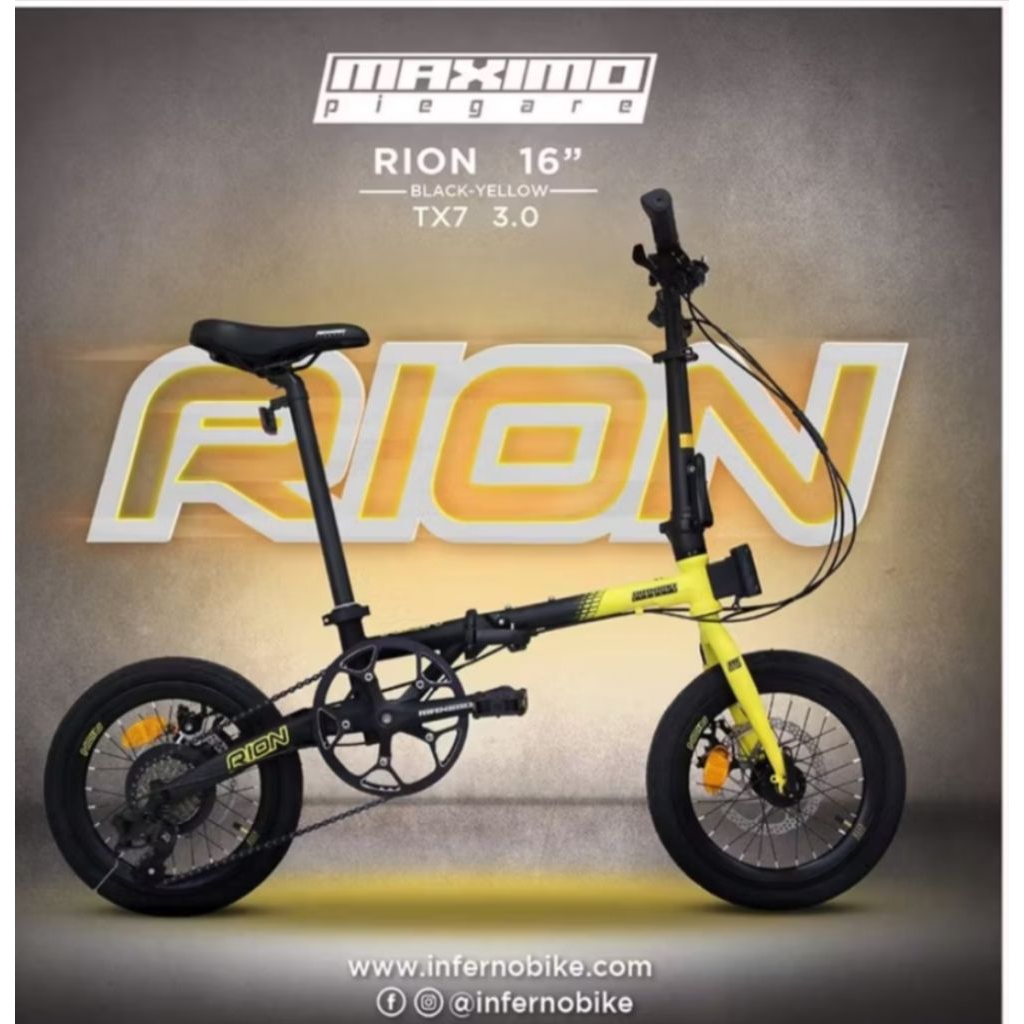 sepeda lipat maximo 16inch  family piegara cycle