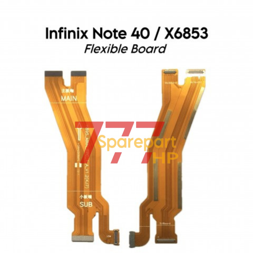 Flexible Konektor Board Infinix Note 40 / Note 40 Pro / X6853  - Flexibel Fleksibel Fleksible