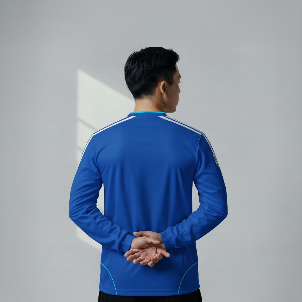 ATHLETIC SPORTWEAR - Jersey Vintage Bola Fantasy Real Madrid Away 2008-09 Fullprinting Casual - Atas