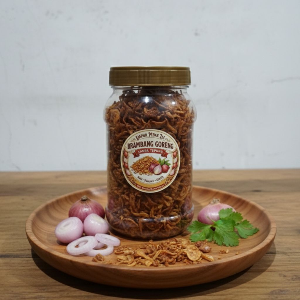 Bawang Goreng Asli Tanpa Tepung , Brambang Goreng Tanpa Tepung 100% Asli