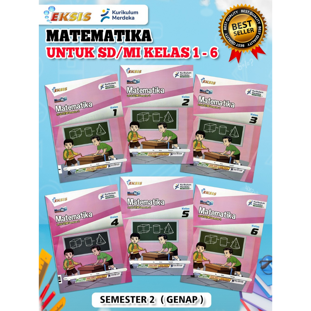LKS EKSIS SD MI MATEMATIKA KELAS 1-6 SEMESTER 2 2025-2026 KURIKULUM MERDEKA