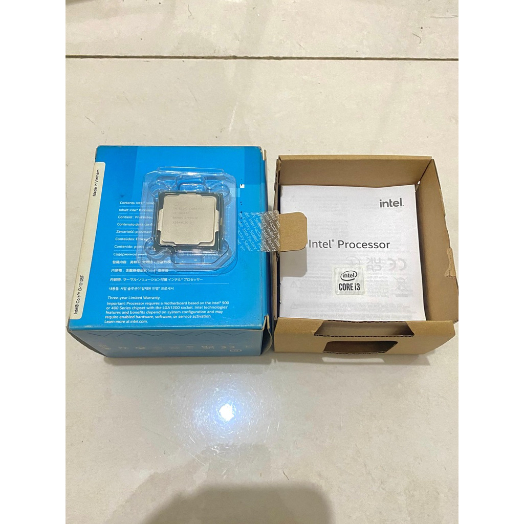 Prosesor Intel i3 10105f LGA1200 (Bekas like new)