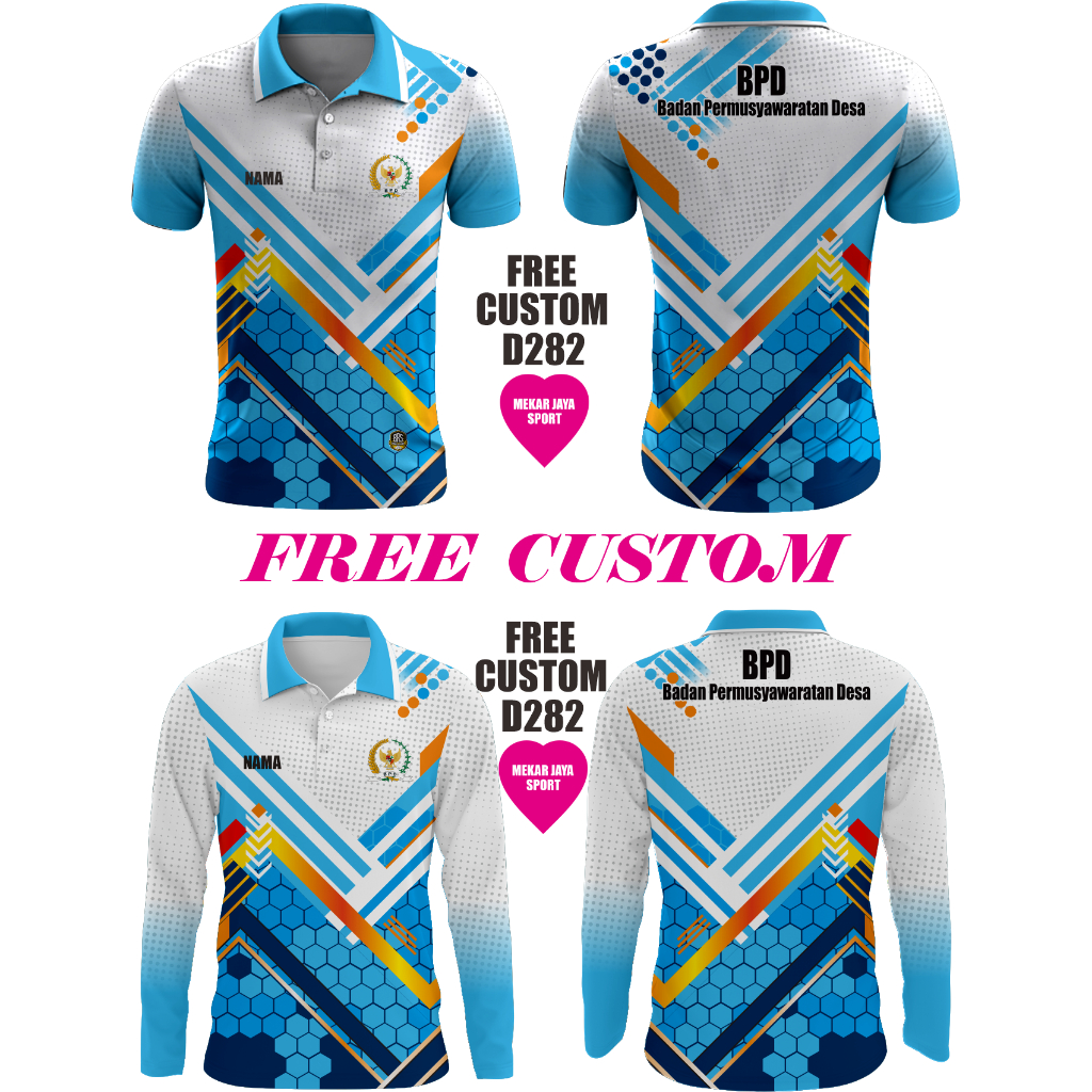 Kaos Jersey BPD,PEMDES,BPBD / JERSEY PREMIUM FREE CUSTOM