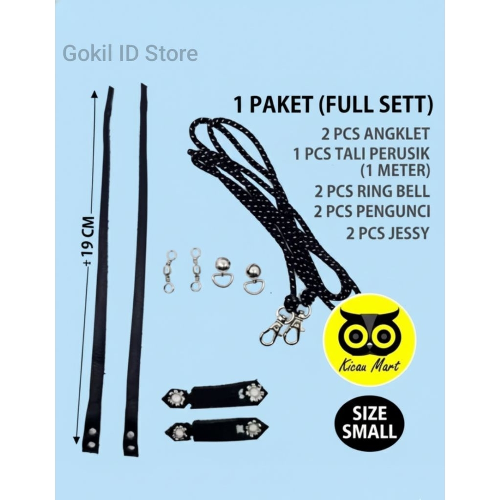 Angklet Celepuk Tali Burung Celepuk