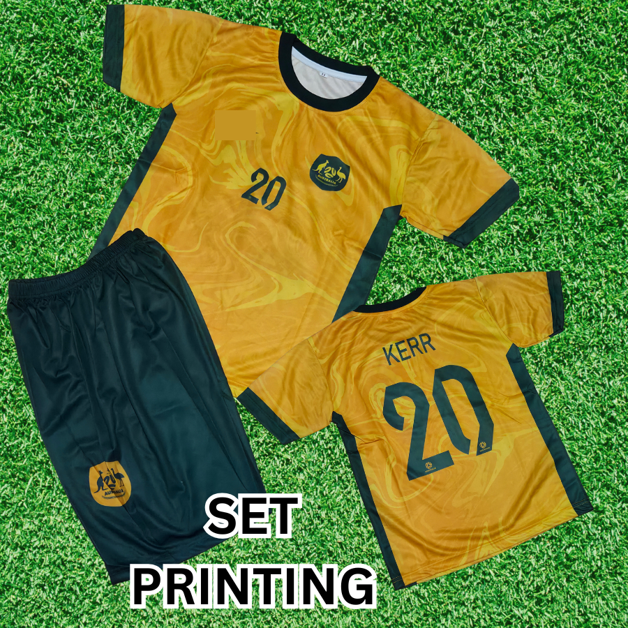 jersey australia/setelan baju bola anak australia printing