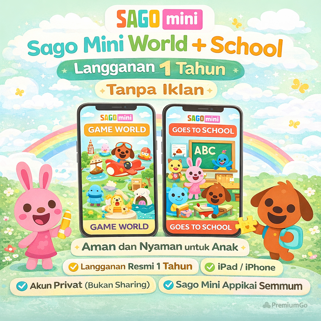 Sago Mini World + School Edukasi Anak 1 Tahun Tanpa Iklan