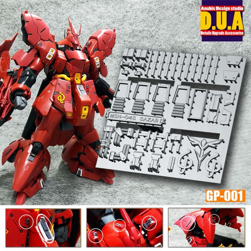 RG Sazabi Add On Upgrade Part By Anubis