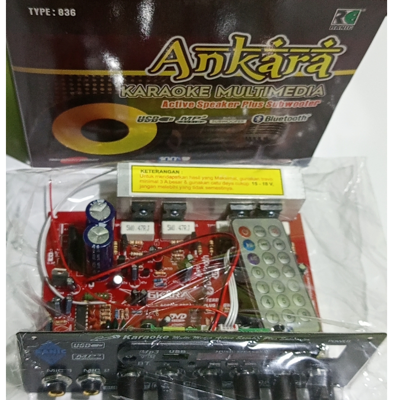 ANKARA AKTIF SPEAKER STEREO BLUETOOTH MP3