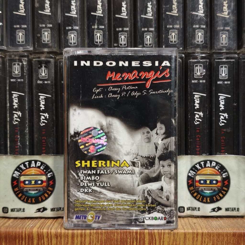 Kaset - Indonesia Menangis - Kompilasi Indonesia - Sherina, Iwan Fals,/Swami, Bimbo, Dewi Yull, And 