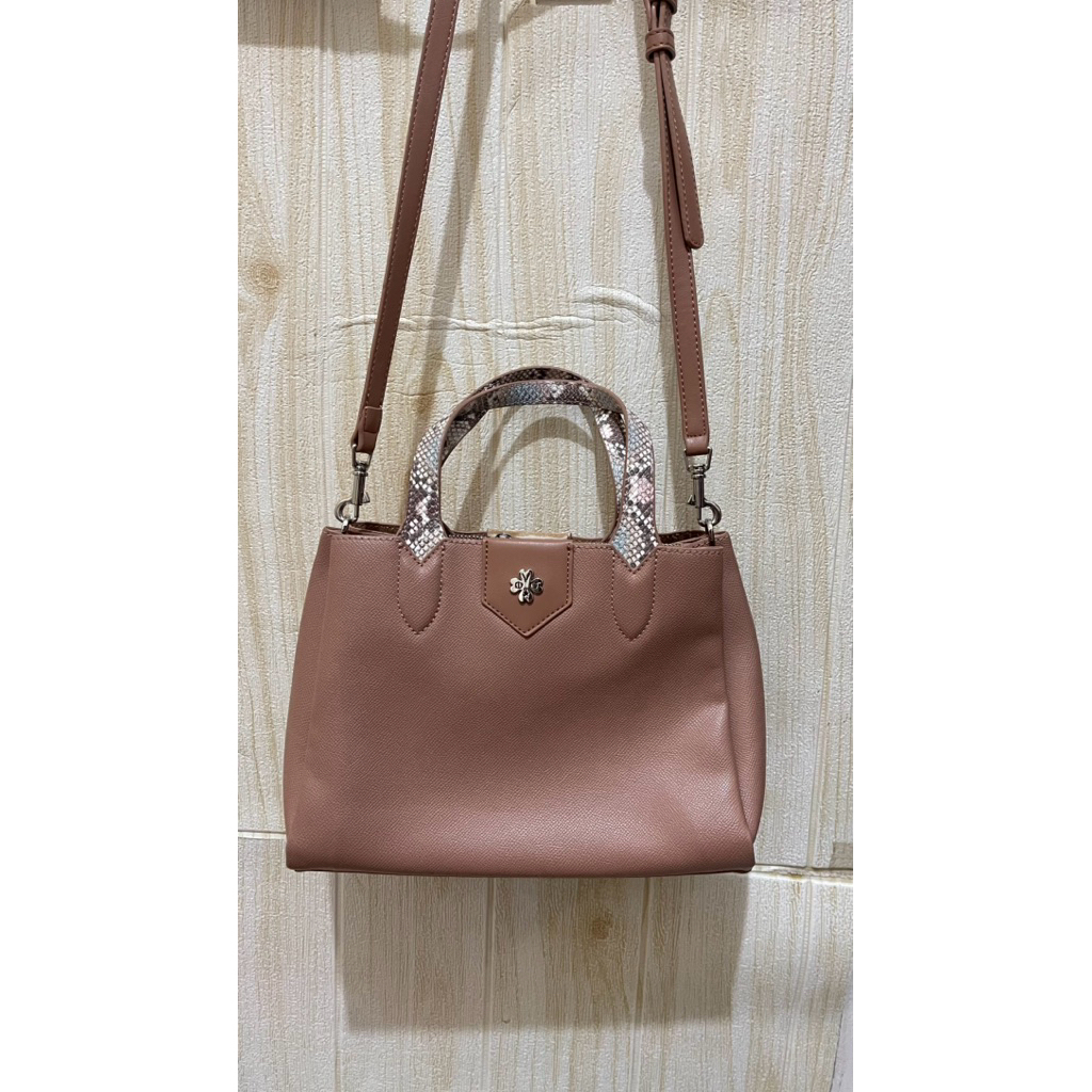 PRELOVED TAS EVB HYORY WARNA TAUPE