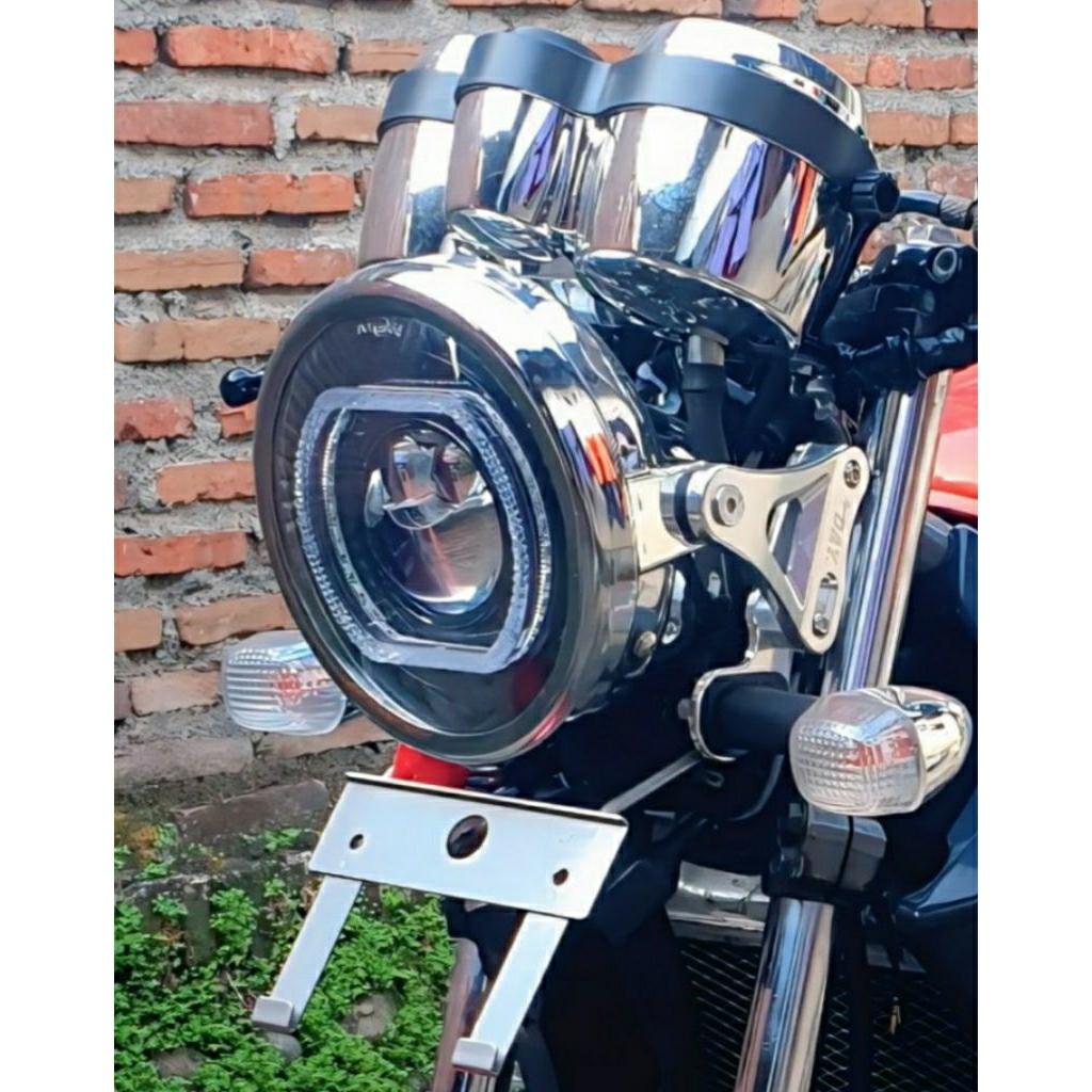 Lampu biled ninja SS set spidometer braket day