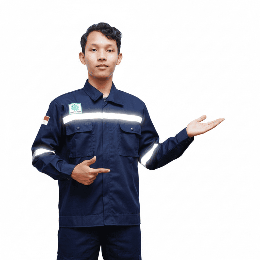 Wearpack Safety Atasan Warna Biru Dongker polos / Navy / Wearpack kerja