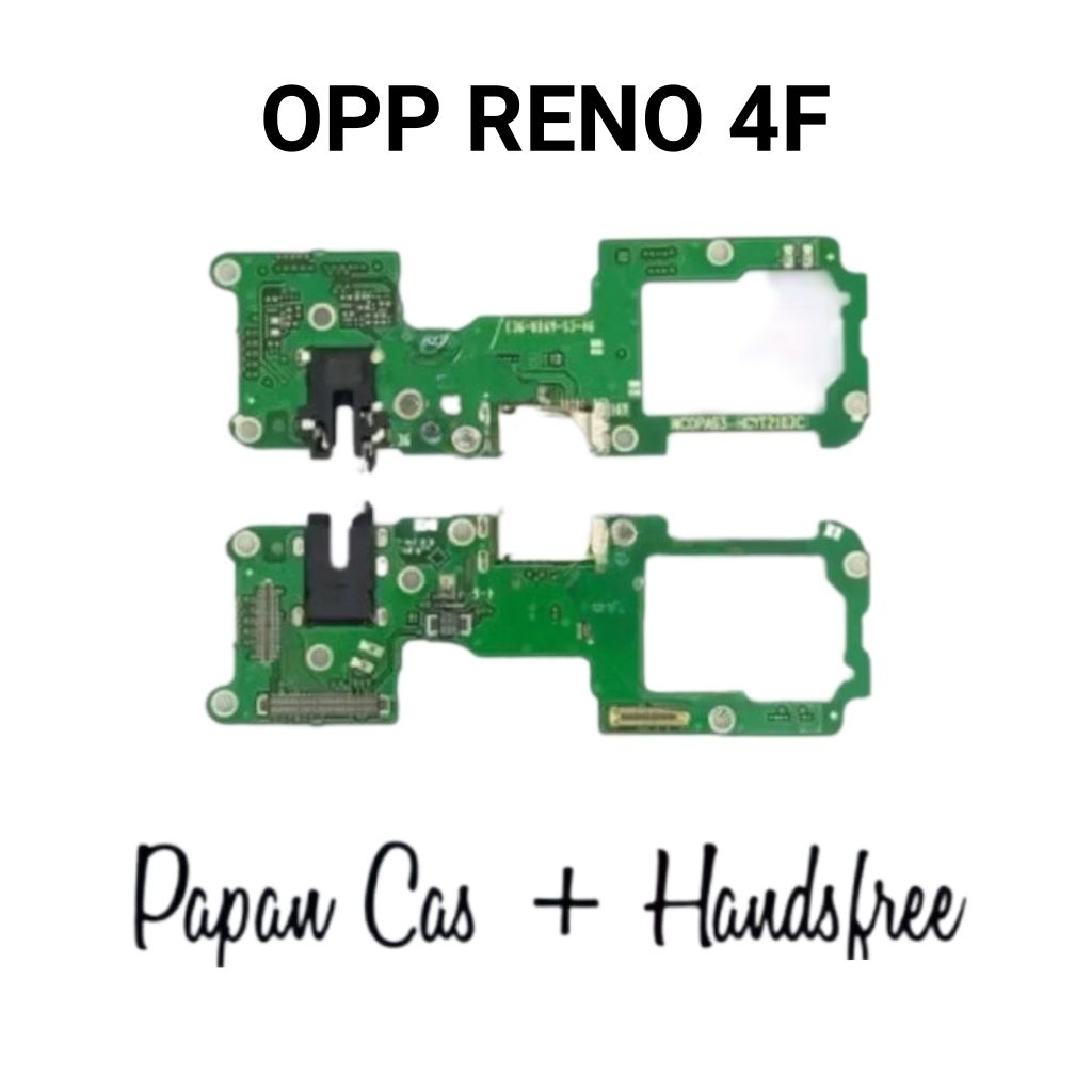 Konektor Hengsfree Oppo Reno 4F Konektor charger Papan Hengsfree HF Oppo Reno 4F