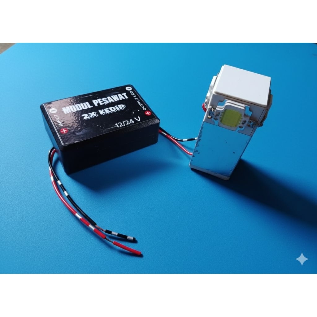 MODUL BLITZ 2 KALI KEDIP ISI LAMPU ROTARY 12 DAN 24 VOLT