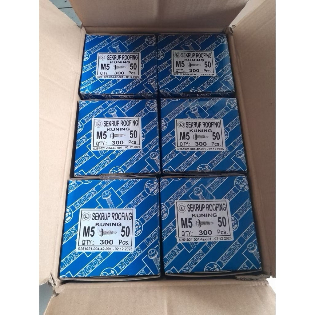 Baut roofing LION 5cm/Baut roofing L 5cm merk asli moon lion