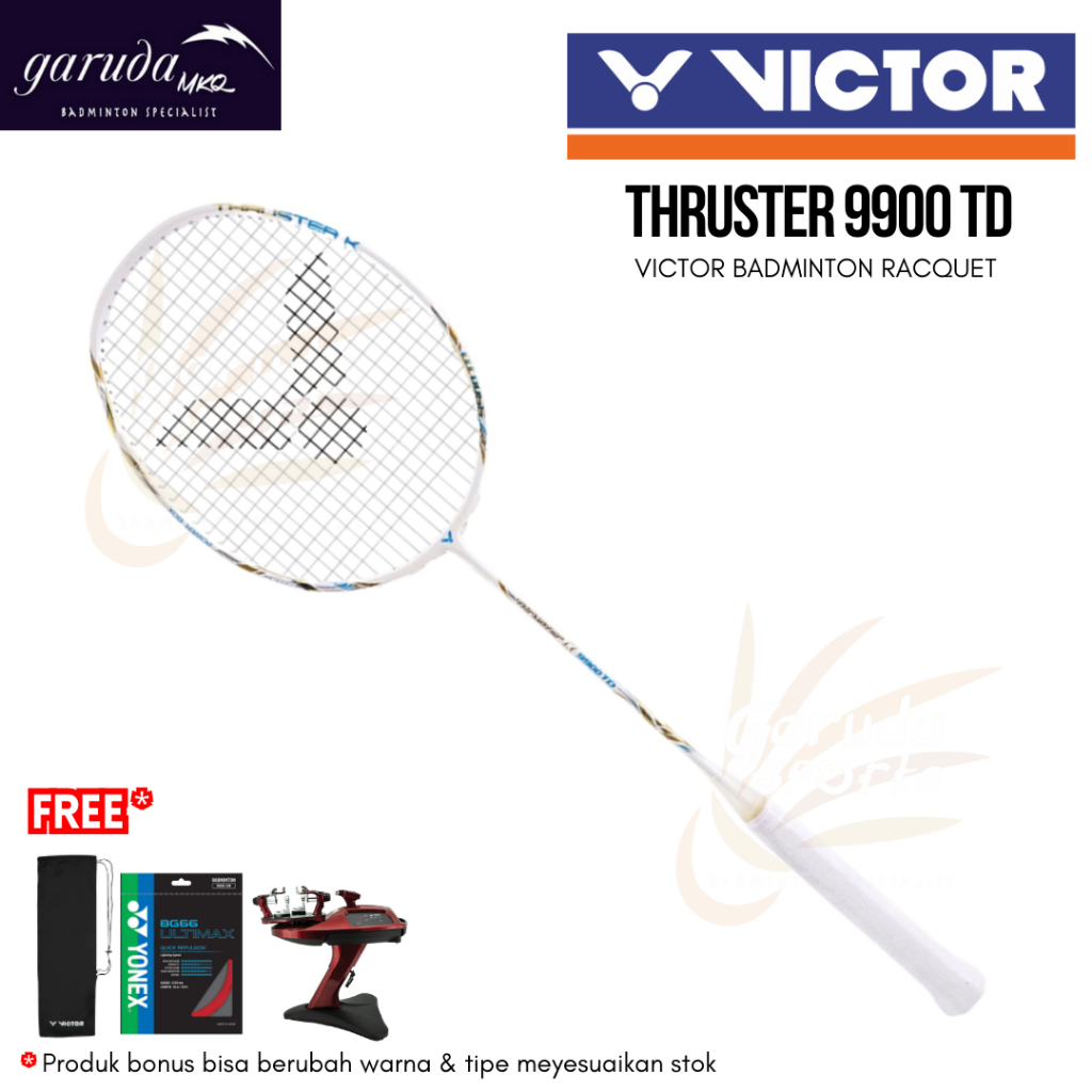Raket Victor VICTOR Thruster K 9900TD / Victor Badminton Racket TK-9900TD  / Victor TK-9900 TD / TK 