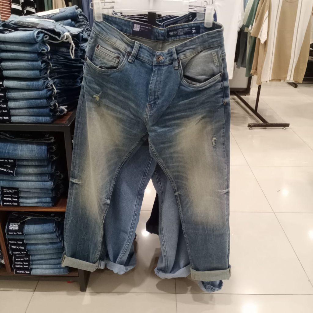 OSELLA JEANS PANJANG KEREN PRIA ORIGINAL