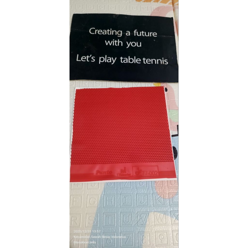 karet tenis meja karet bintik bertahan