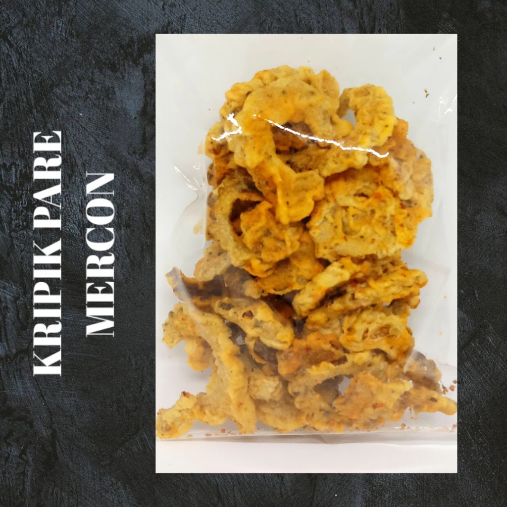 Keripik Pare Mercon 1 Kilo IR Intan Rahmadhani Snack Jogja