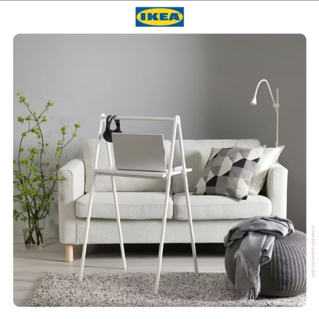 IKEA BJORKASEN Meja Lipat Serbaguna Minimalis 59x35cm