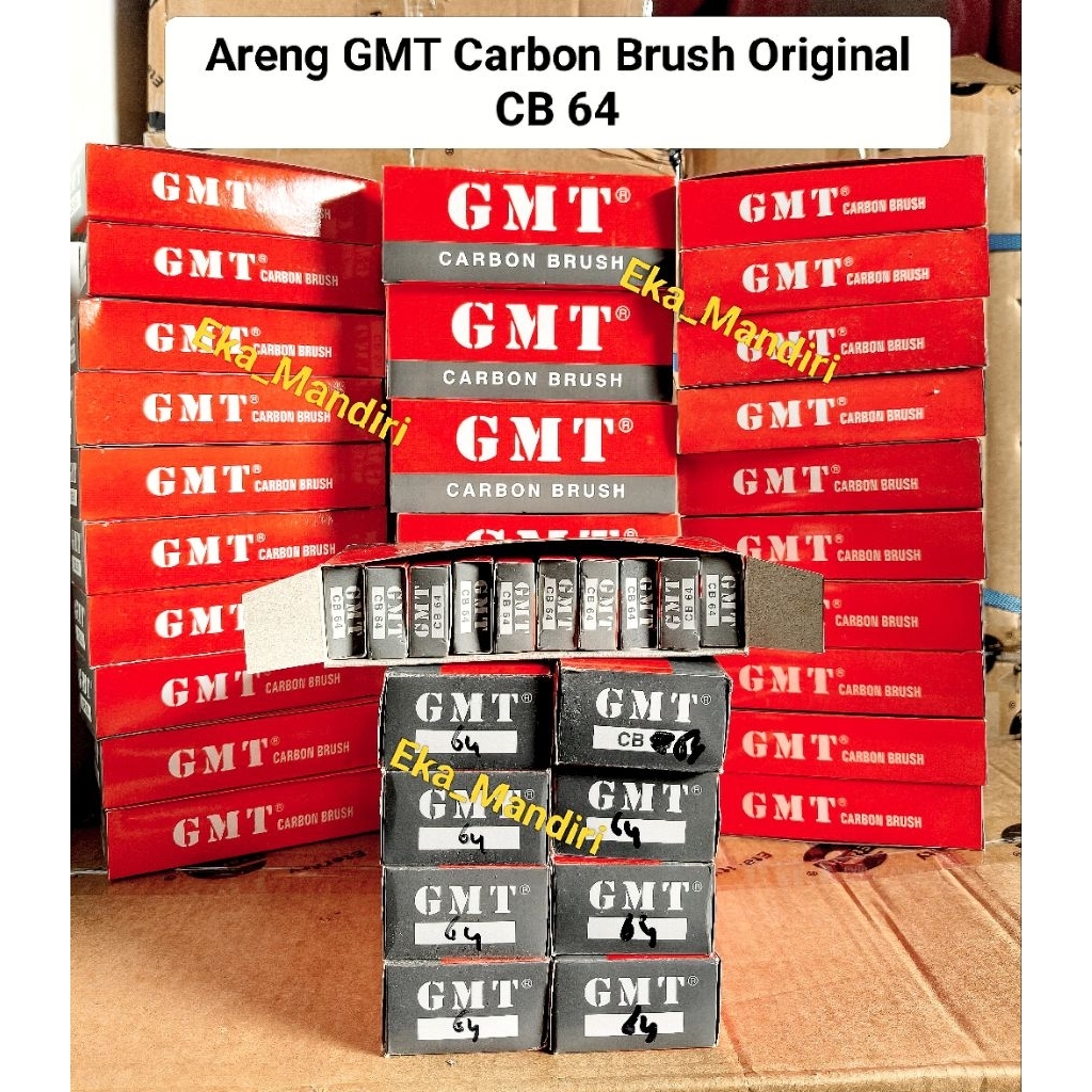CB 64 Carbon brush areng GMT ARENG PASAH PROPIL GERINDA (1 BOX ISI 10 PCS)