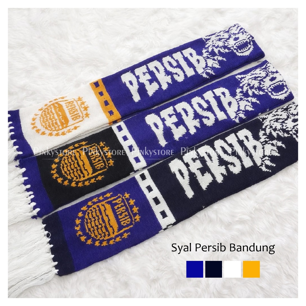 Syal Persib Bandung Syal Rajut Dewasa Unisex Syal Persib Bandung Juara Co