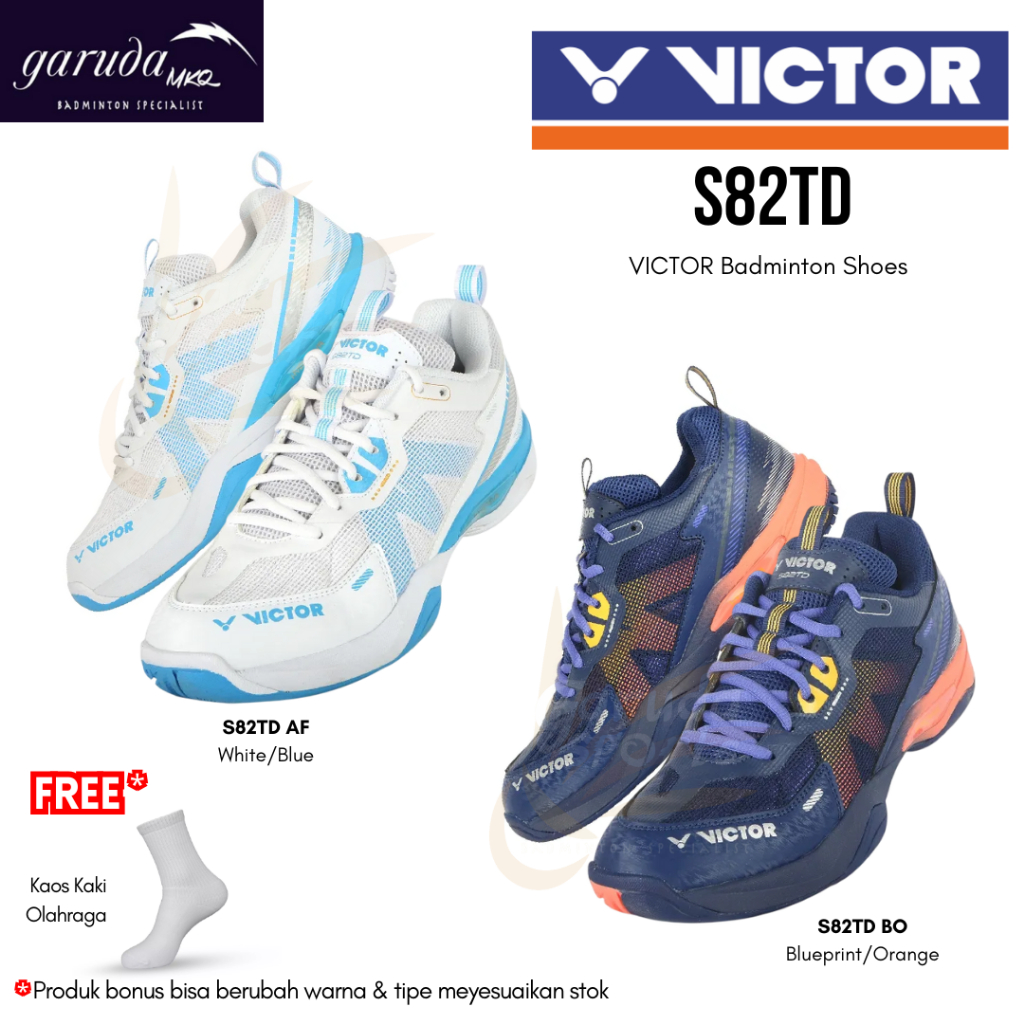 SEPATU BADMINTON VICTOR S82TD / VICTOR Badminton Shoes S 82 TD / S82 TD