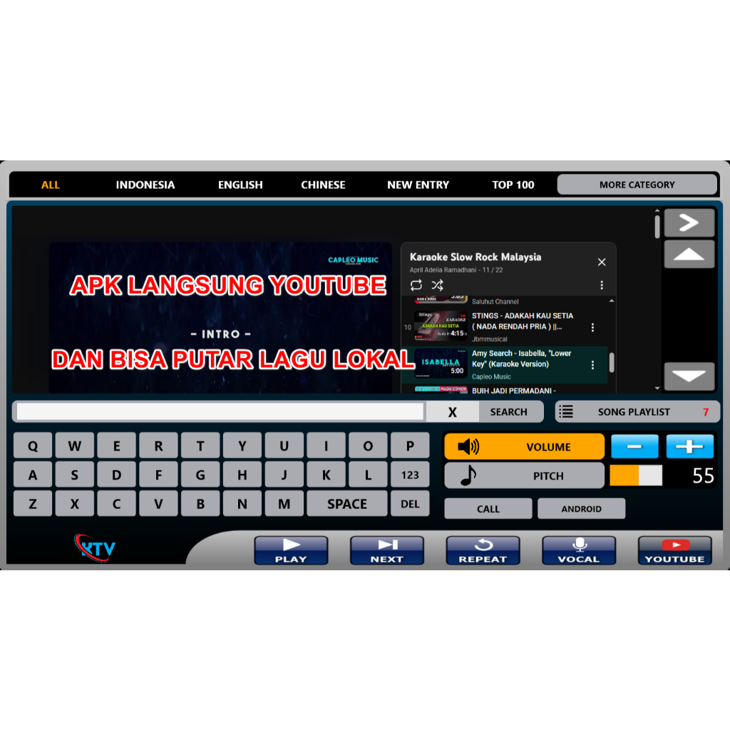 Aplikasi Karaoke Online dan support anroid