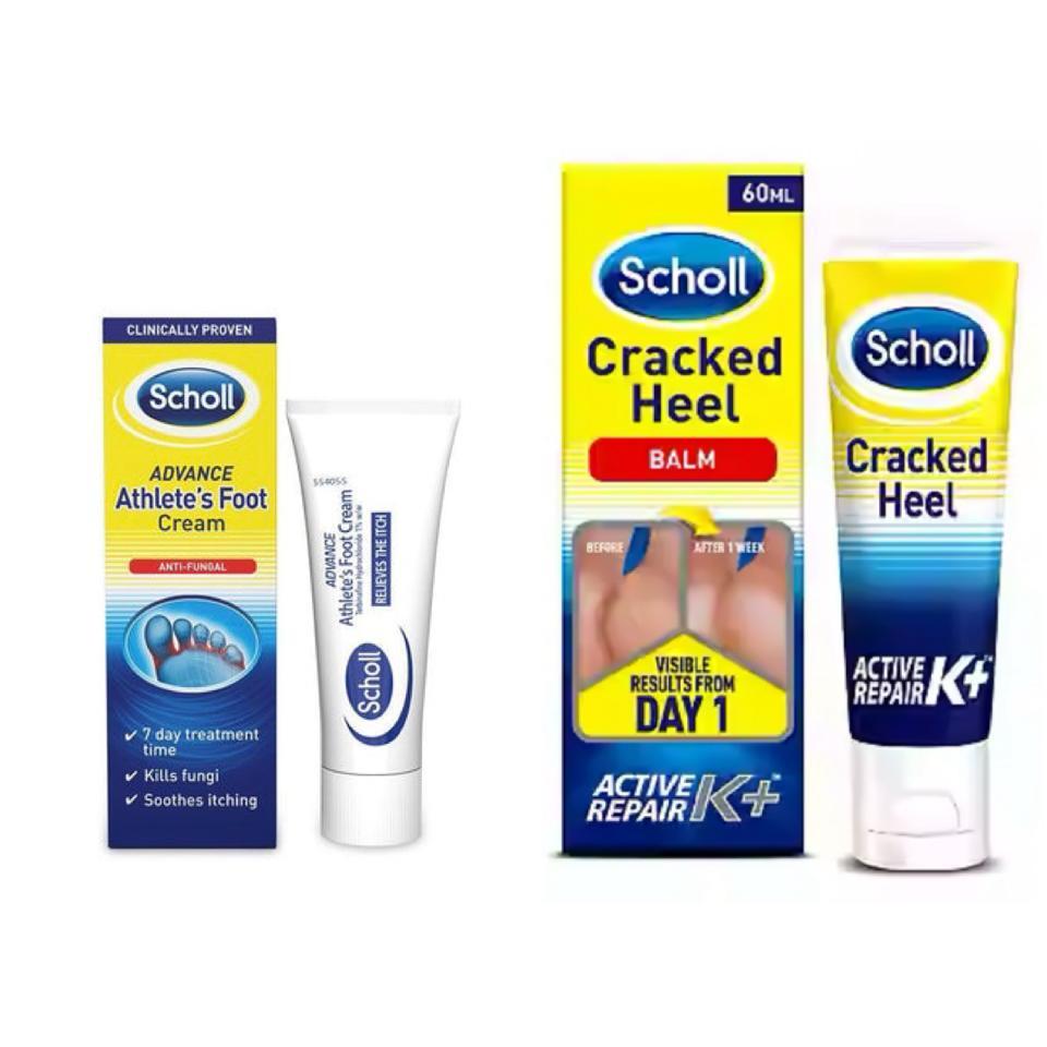 Scholl Athlete's Foot Cream / Cracked Heel Balm