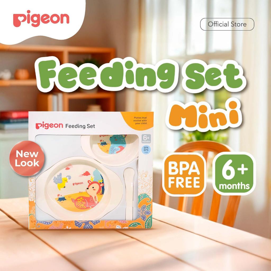 Makassar  PIGEON Feeding Set Mini Tempat Makan Bayi Set
