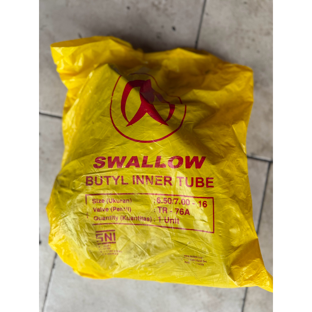 Ban Dalam swallow 6.50/700-16 TR76A untuk truck