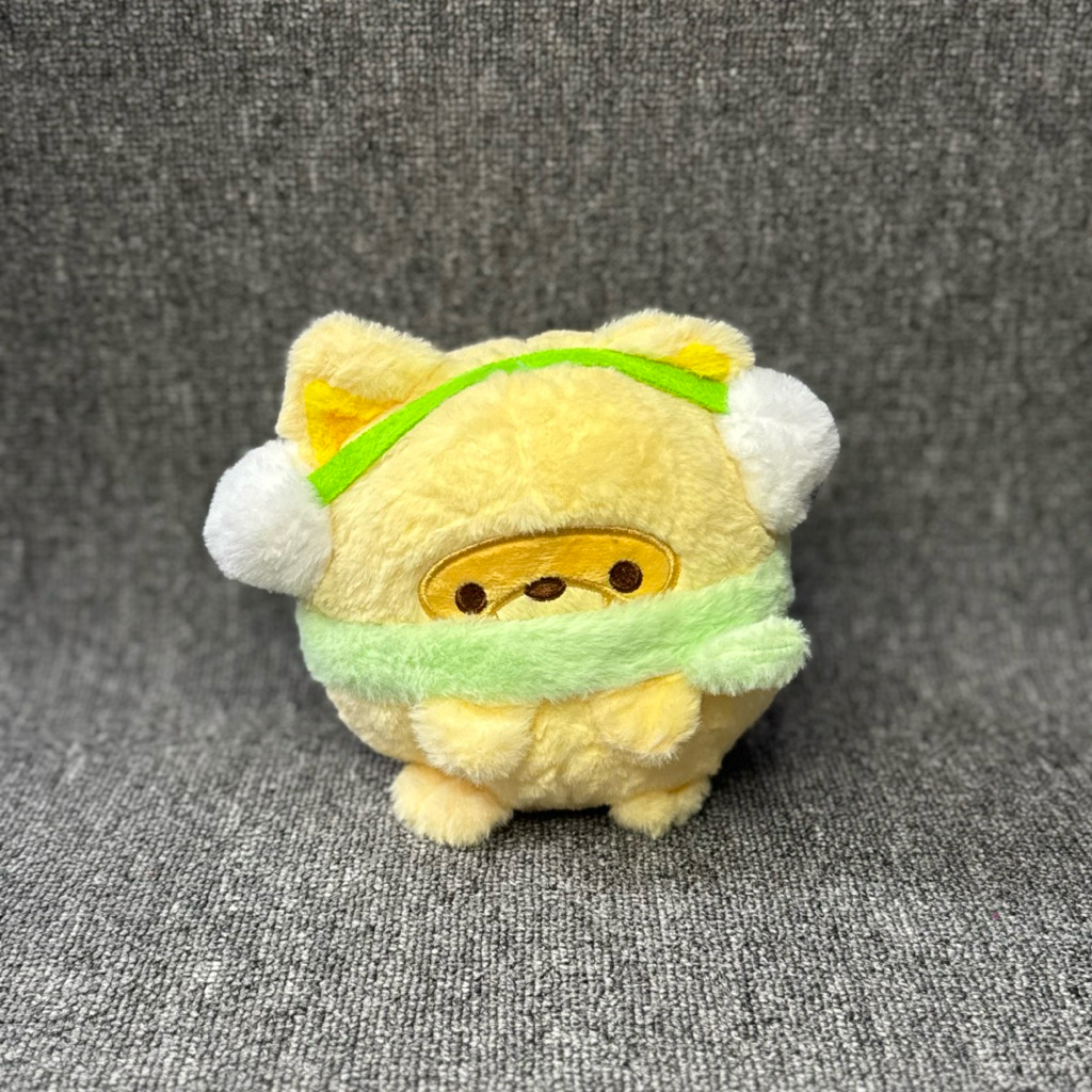 Boneka Anak Srigala Kuning Lucu