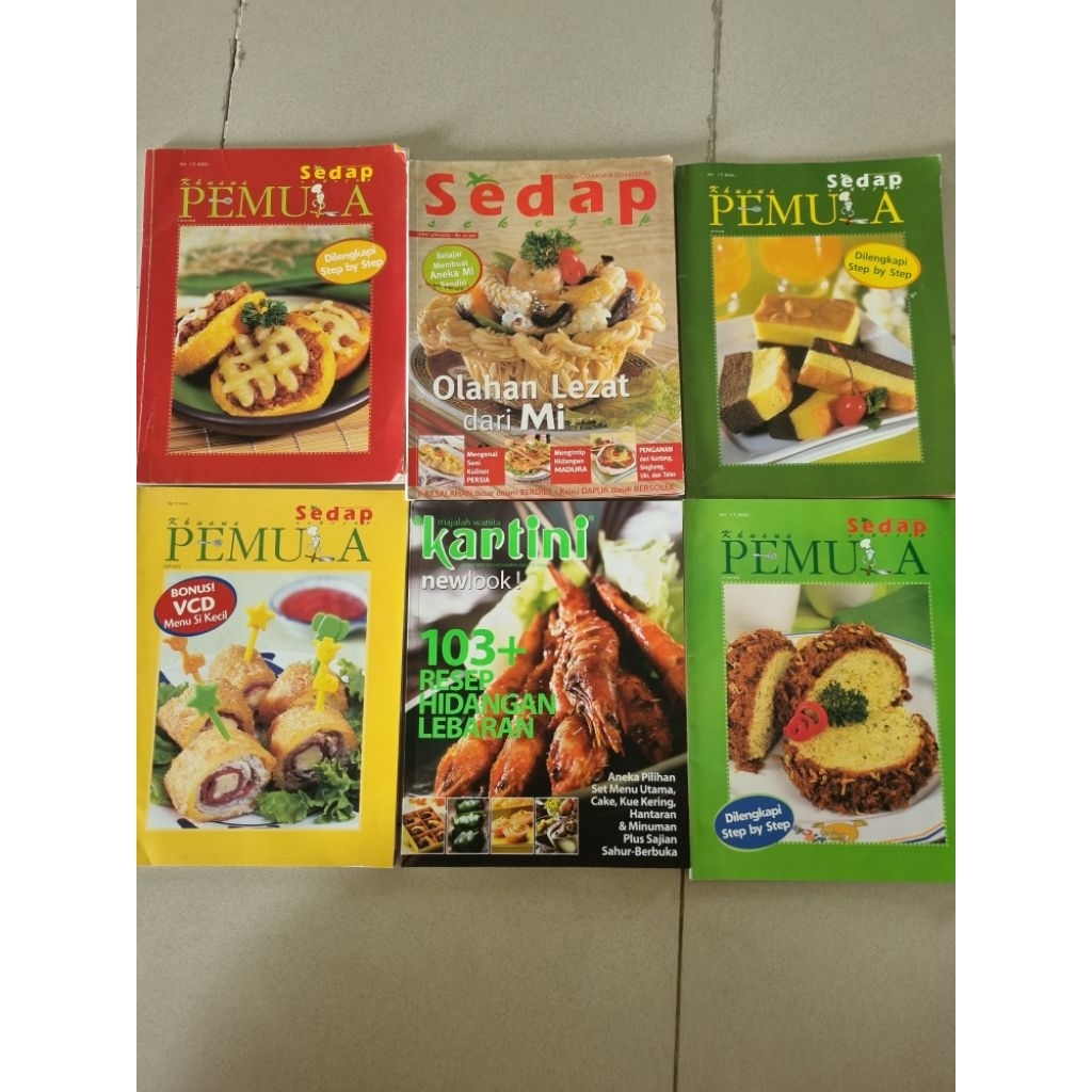 buku resep masakan nusantara / majalah sedap resep masakan / buku resep makanan