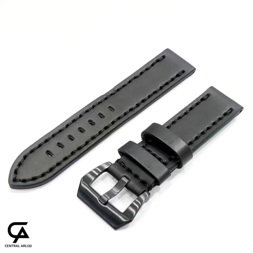 Strap kulit Sintetis Jam Tangan Pria Universal Anti Alergi