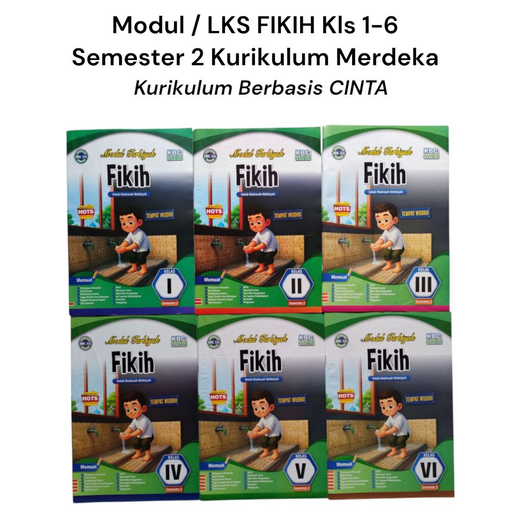 LKS / Modul Pembelajaran Fikih SD / MI kelas 1 2 3 4 5 6 Kurikulum Merdeka semester 2 semester genap