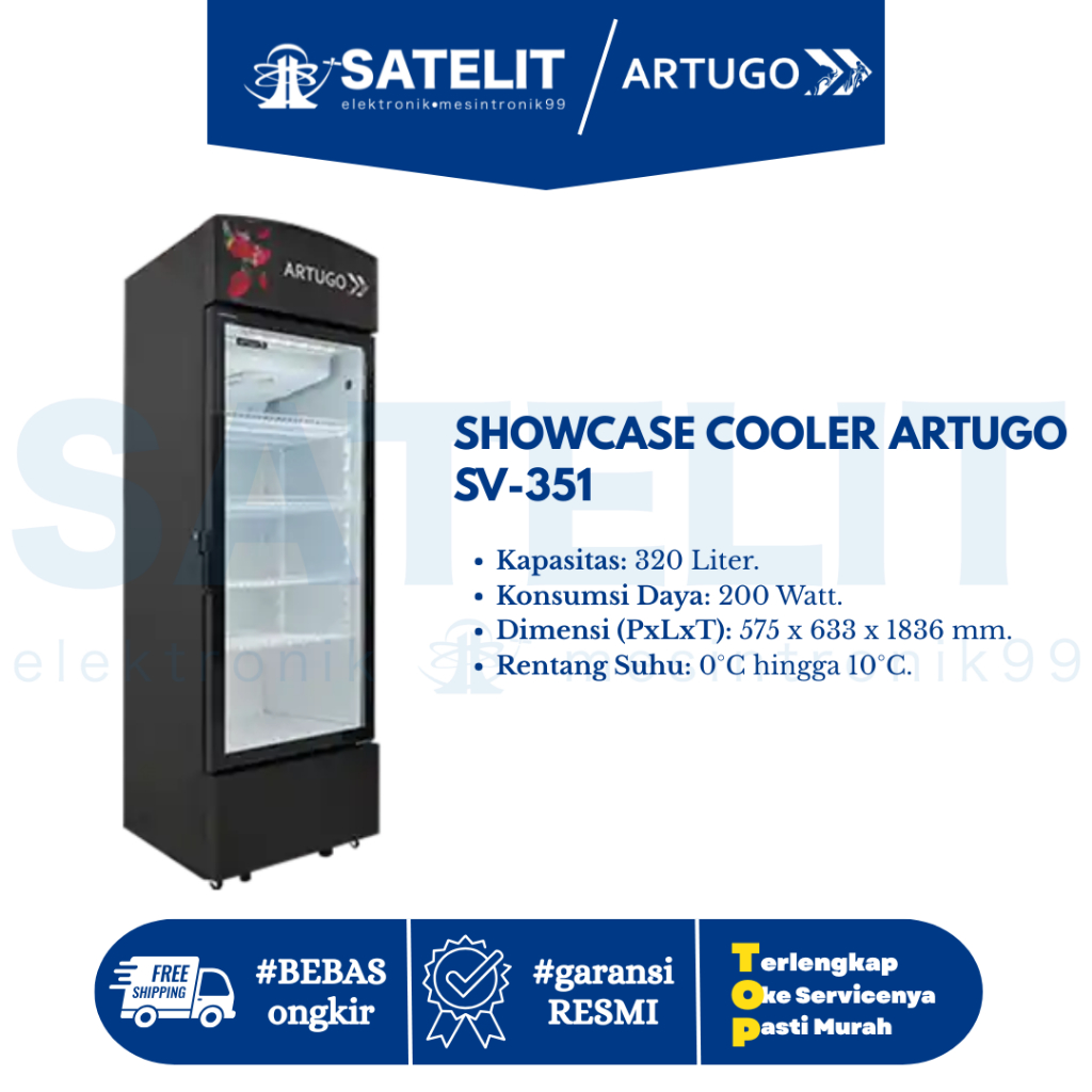 SHOWCASE COOLER ARTUGO SV-351