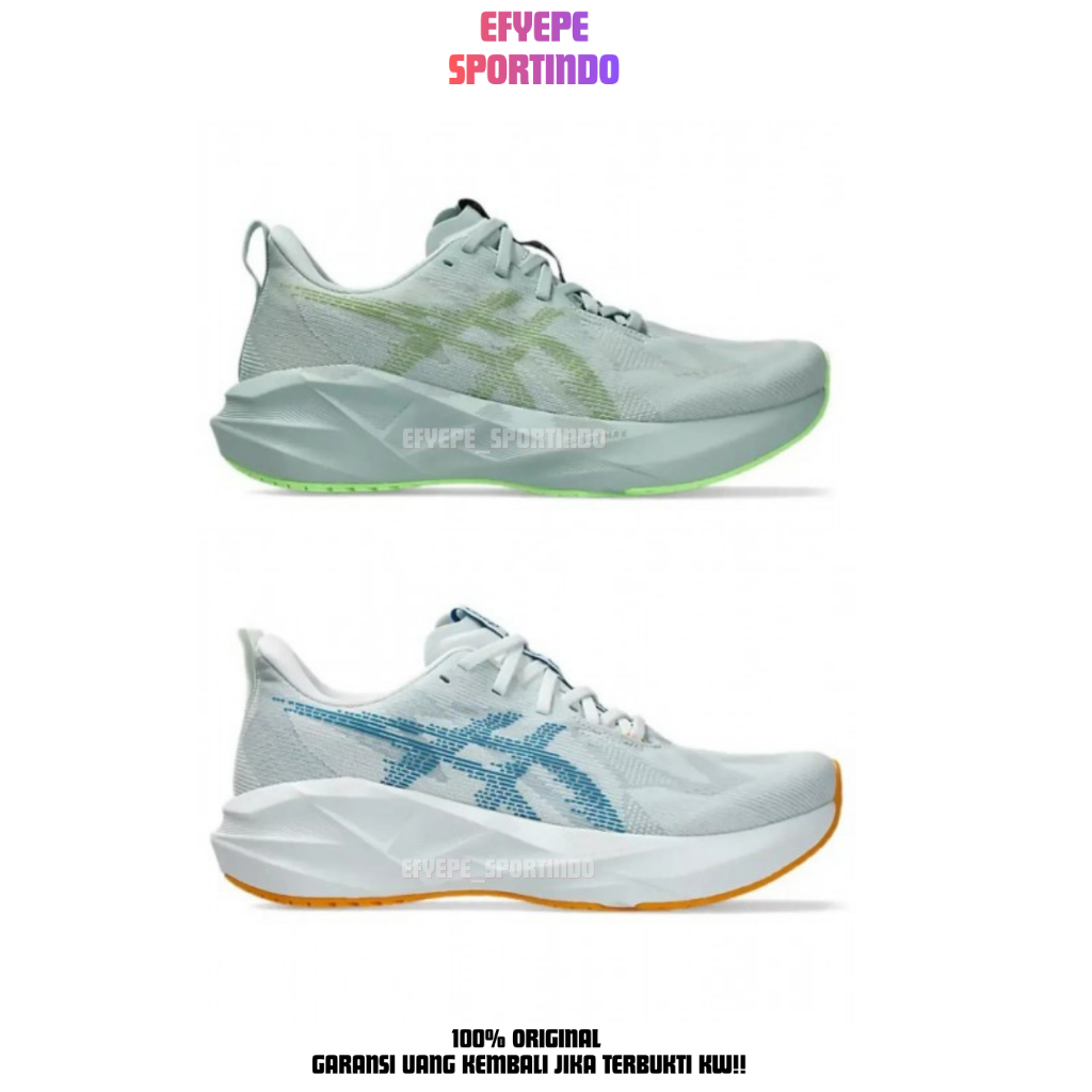 Sepatu Running Asics Novablast 5 100% original (terbukti KW uang kembali)