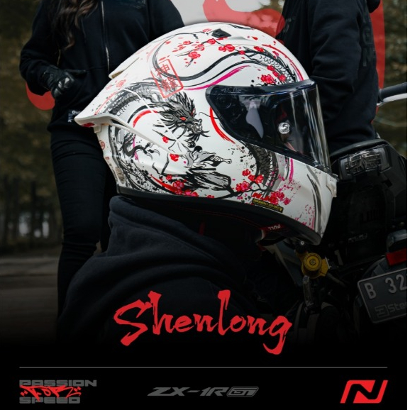 Helm NJS GT SHEN LONG Kairoz & ZX-1R (Free Spoiler, dll) NJS ShenLong ZX1R GT Series