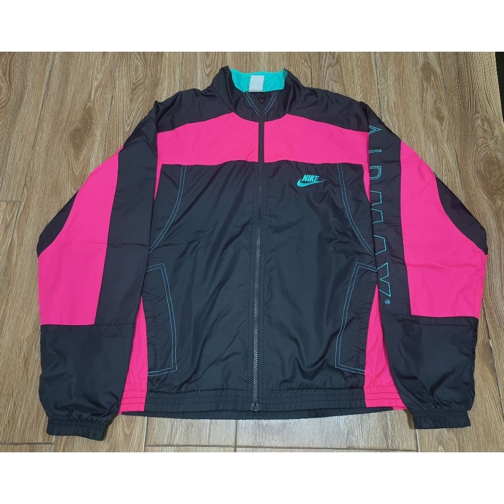 Nike x Atmos Nike Atmos Air Max Track Jacket  Windbreaker Vintage Black Pink Original