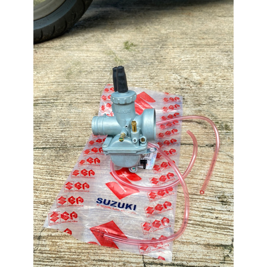 ADA TULISAN MIKUNI KODE JAPAN KARBURATOR CARBURATOR SUZUKI SATRIA 2 TAK SATRIA LUMBA HIU KUALITAS TE