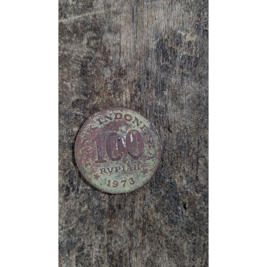 Liontin ringgit polos /Seri Koin Kuno 100 Gambar Rumah Gadang - Koleksi Antik