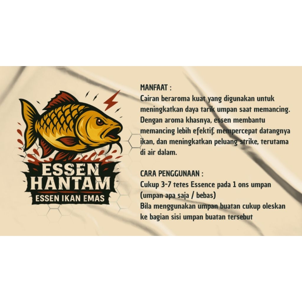 boom essen ikan mas Racikan umpan ikan